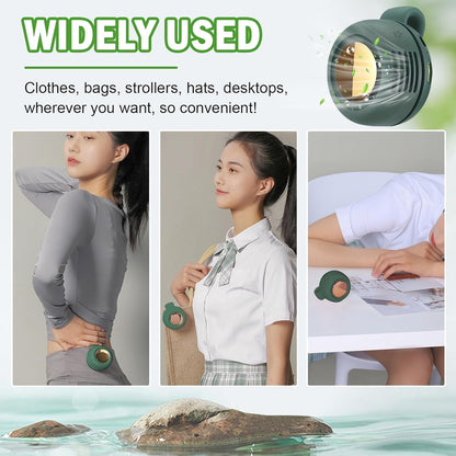 Mini Ventilador Portátil De Clip Sin Aspas - Recargable USB