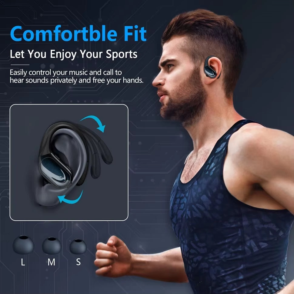 Auriculares Bluetooth 5.3 Deportivos Resistentes Al Agua