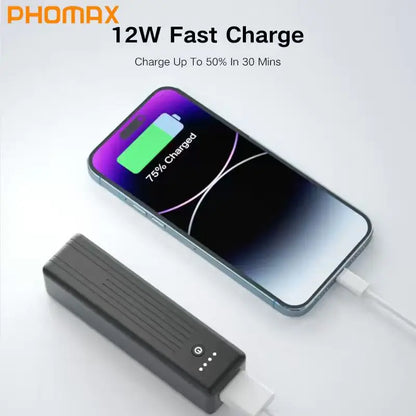 Power Bank Mini 5000Mah Con Cable Integrado - Carga Rápida Portátil