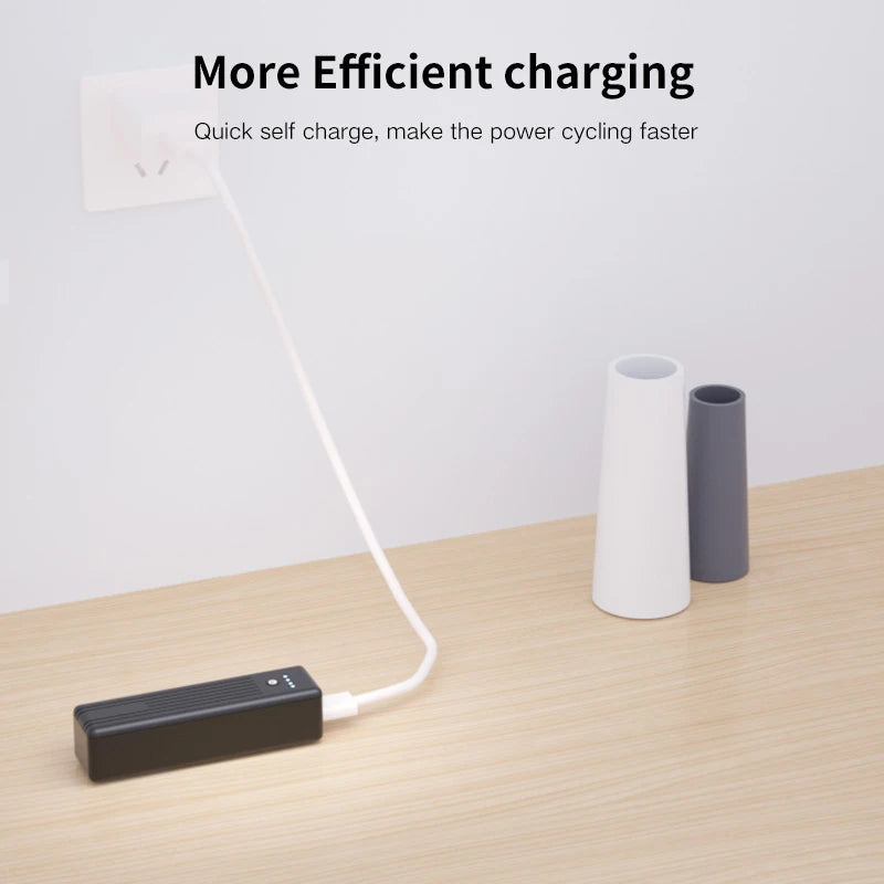 Power Bank Mini 5000Mah Con Cable Integrado - Carga Rápida Portátil