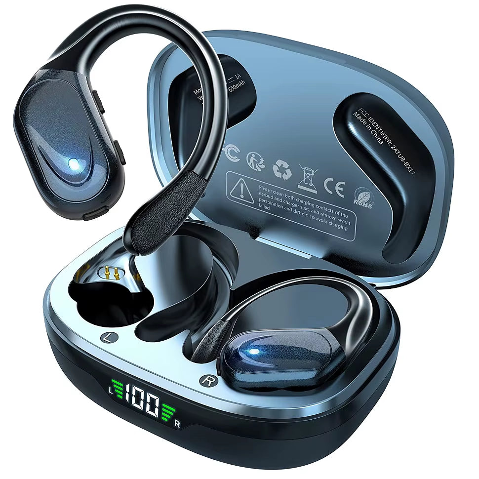 Auriculares Bluetooth 5.3 Deportivos Resistentes Al Agua