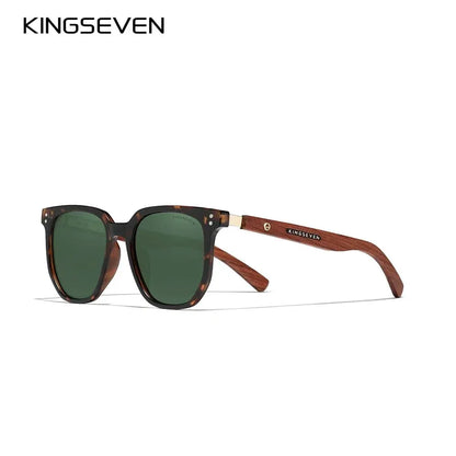 Gafas De Sol Polarizadas UV400 Montura De Madera